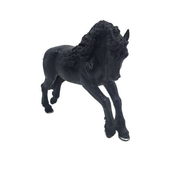 2005 Safari LTD Friesian Horse Black 5" Figure Retired - Picture 2 of 16